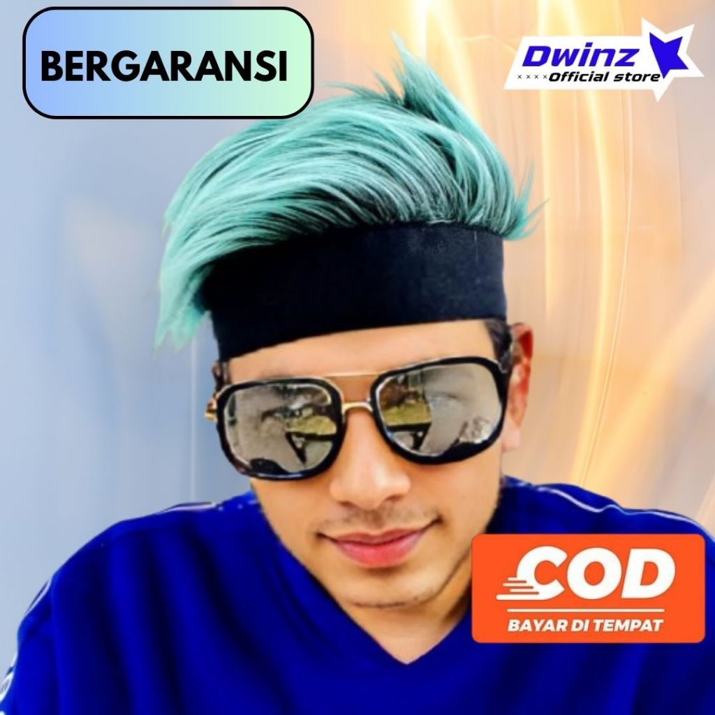 topi wig rambut palsu Premium & Bergaransi rambut wig topi