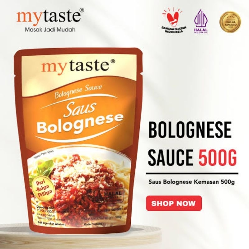 

My Taste Bolognaise Sauce - saus bolognese 500 Gram / saus spaghetti spageti