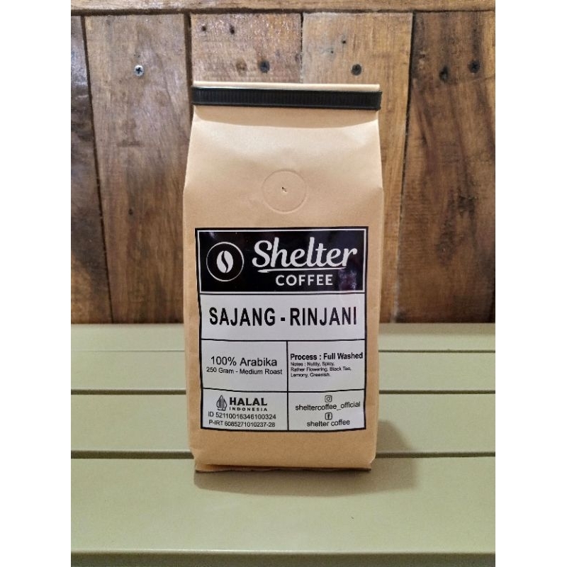 

Kopi Arabika Sajang 250gr - by Shelter Coffee