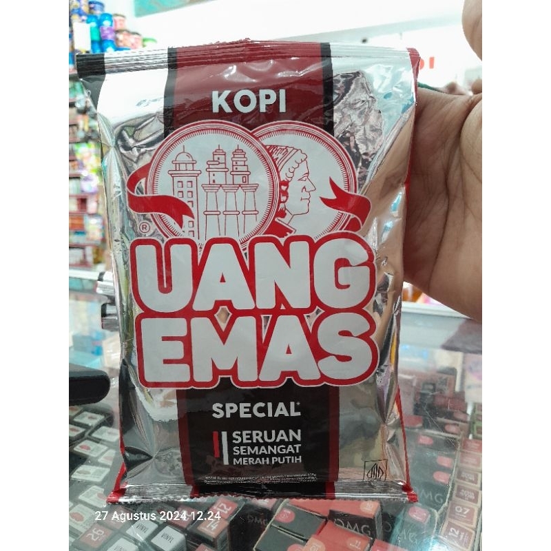 

Kopi bubuk Uang Mas 135g Pahit & Enak