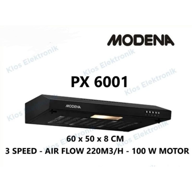 Modena Cooker Hood Slim 60cm PX6001 PX 6001 Cooker Hood