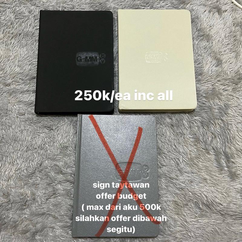 READY NOTEBOOK GMMTV OFFICIAL2021 DAN 2020 OFFGUN TAYNEW BRIGHTWIN SINGKIT