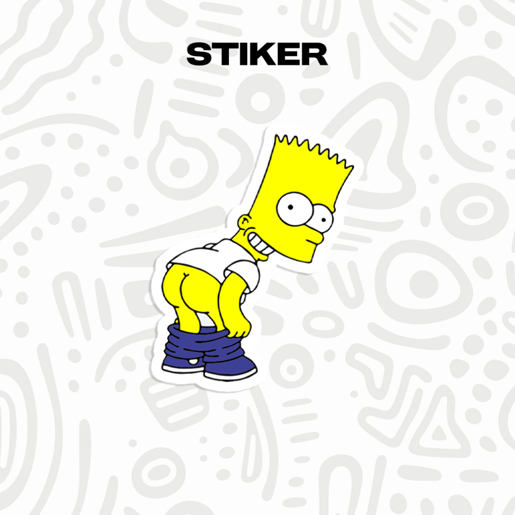 

[] STIKER SIMPSONS / TANPA MINIMAL / STIKER MURAH / STIKER KEREN / STIKER VIRAL / STIKER AESTHETIC