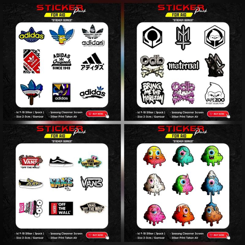 

STIKER PACK VYNIL LAMINASI