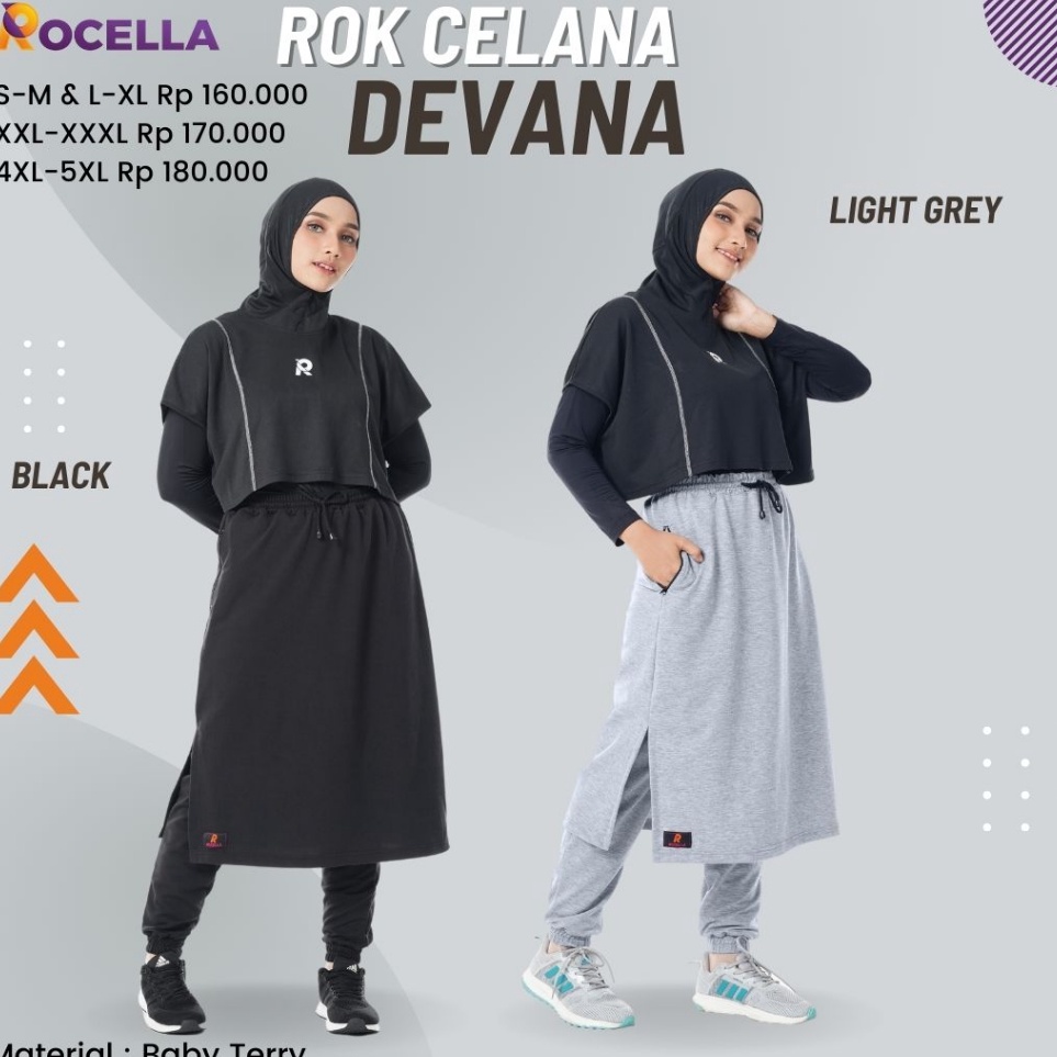 Update Hemat  OUTFIT OLAHRAGA WANITA  ROK CELANA DEVANA  ROCELLA  SIAP KIRIM