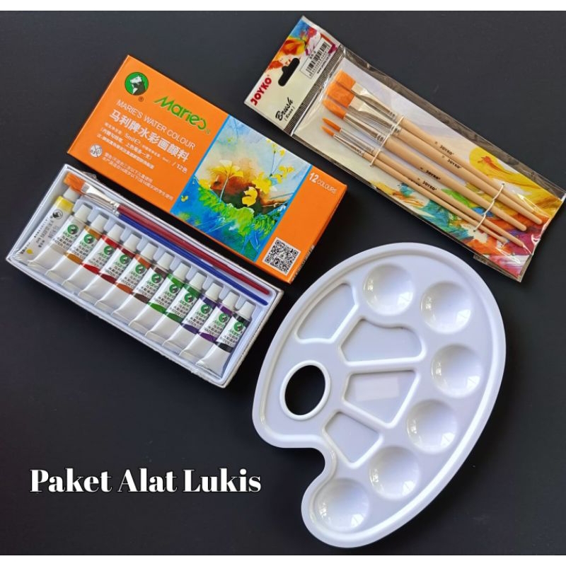 

Paket alat lukis untuk pemula
