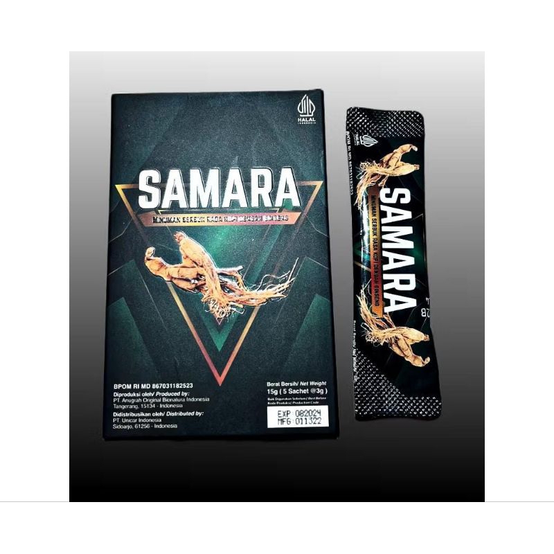 

Samara 1 sachet Minuman serbuk kopi Dan gingseng