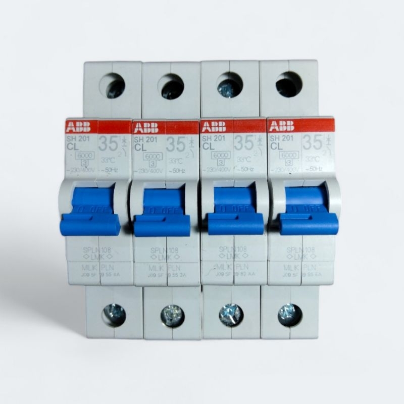 MCB ABB 4A S PLN MODIF Kelingan Rapih Orsinil Breaker Pemutus Arus Listrik