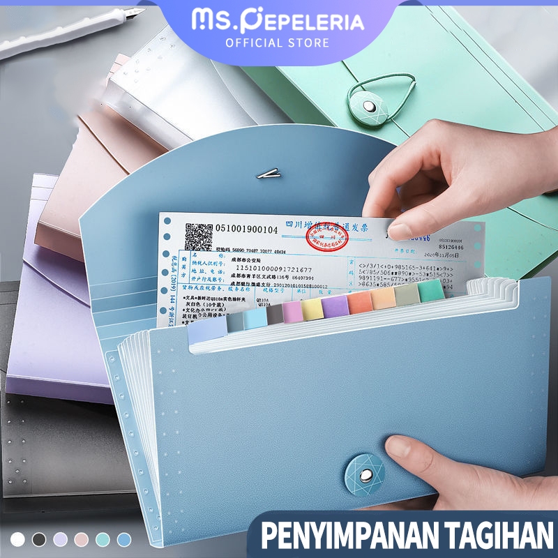 

Map Data/ Pouch DocumenTas File Handle/File folder document bag/ Tas dokumen file 13 sekat-Ms.Pepeleria