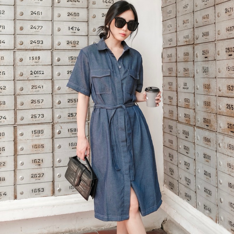 Preloved | Monroe Denim Dress | Dress Kemeja Denim