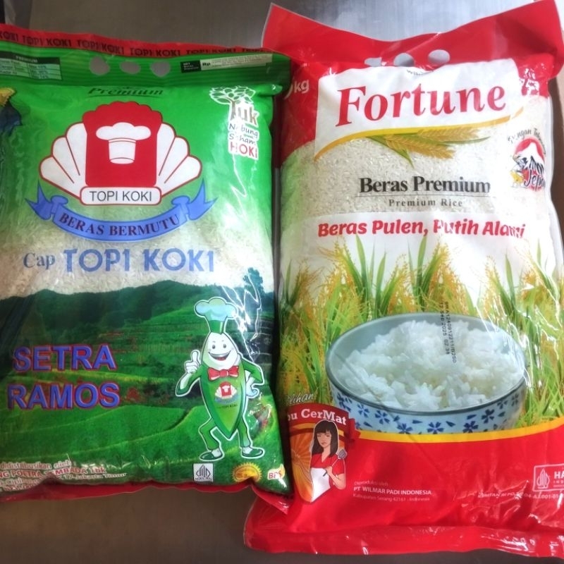 

Beras Topi Koki, Fortune 5kg