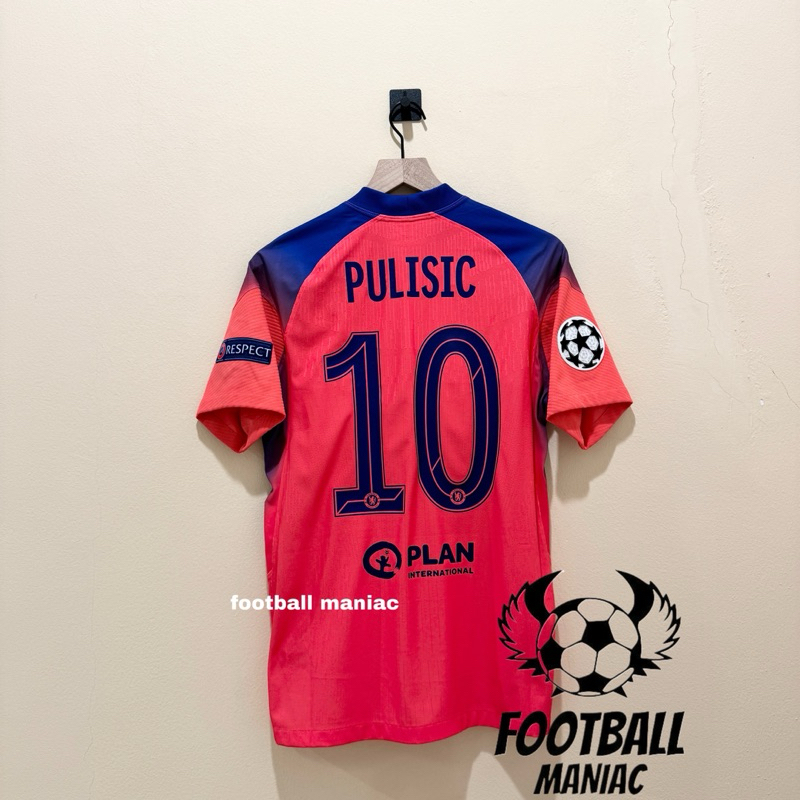 Jersey Bola Original Chelsea 3rd 2020/2021 Vaporknit P2R Pulisic #10 UCL Version