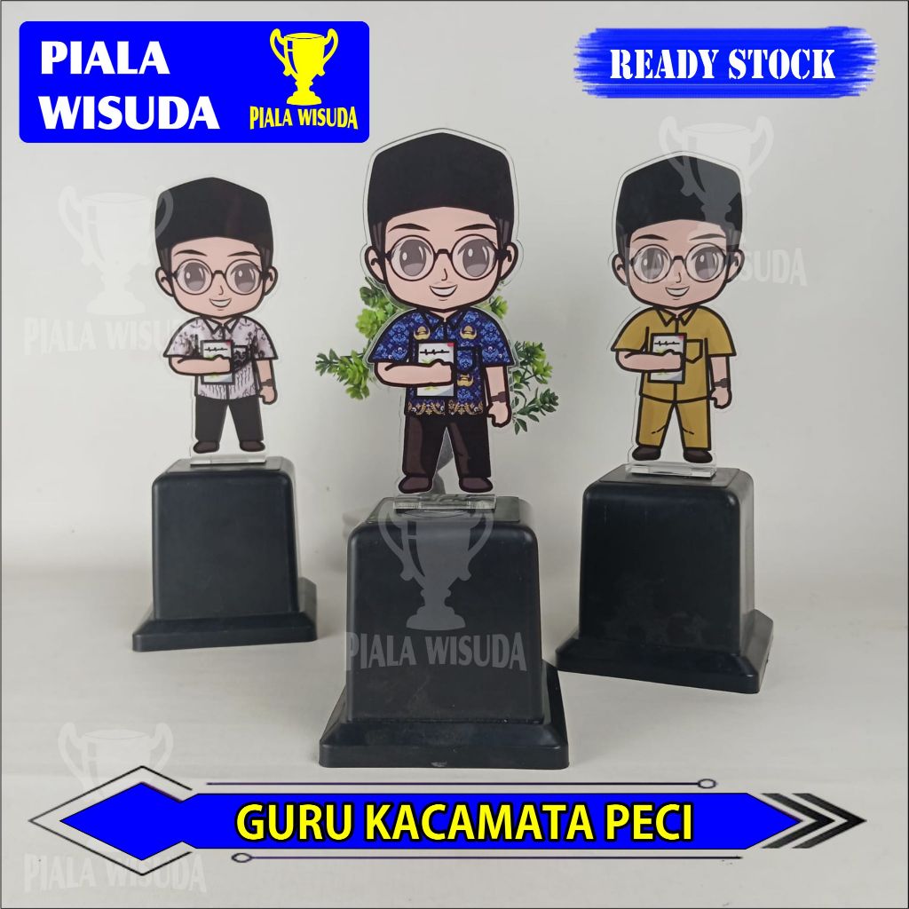 Piala Wisuda  Piala Akrilik Hari Guru ( PECI ) Piala Akrilik Hari Guru Piala Karakter Guru Plakat Ha