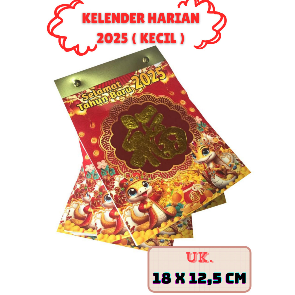 

KALENDER HARIAN TAHUN 2025 SOBEK / KALENDER HARIAN KECIL ( 18 X 12,5 CM )