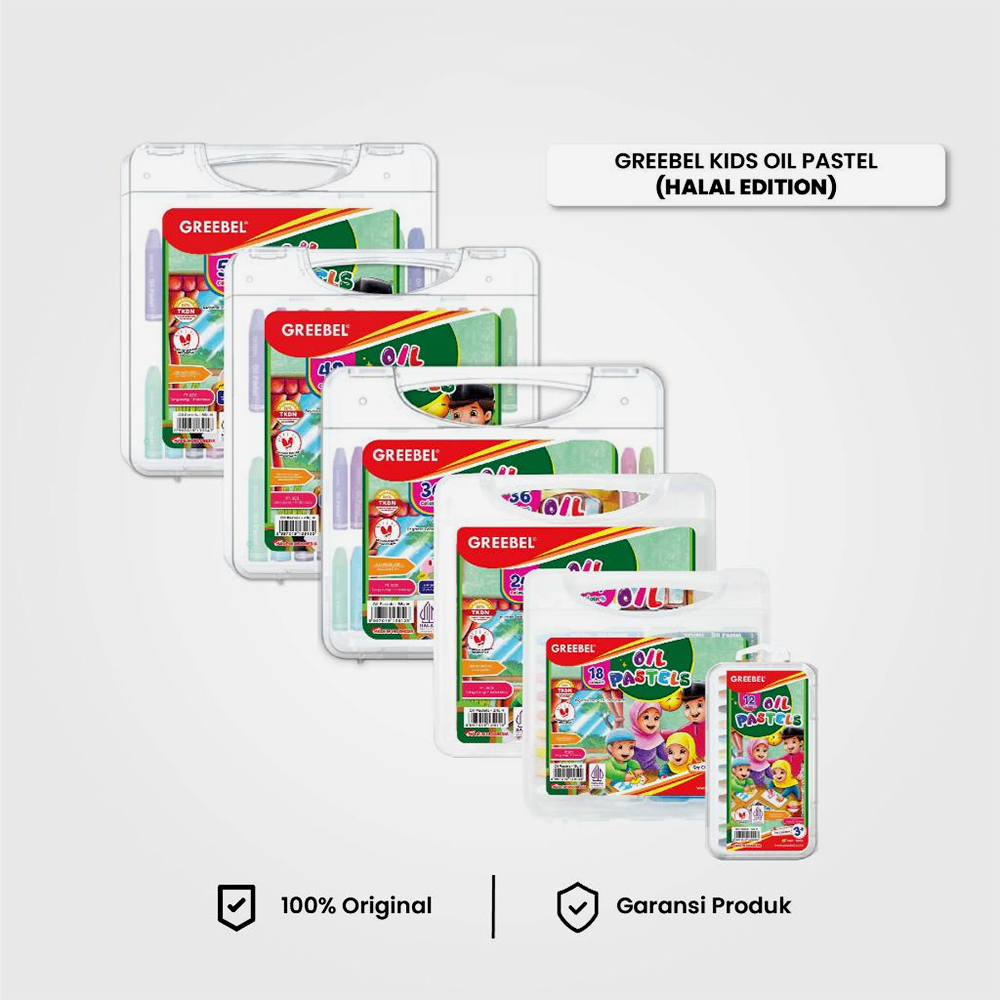 

Crayon Greebel 12 24 36 48 55 Warna Halal / Krayon Oil Pastel Greebel Halal Edition / Crayon Greebel