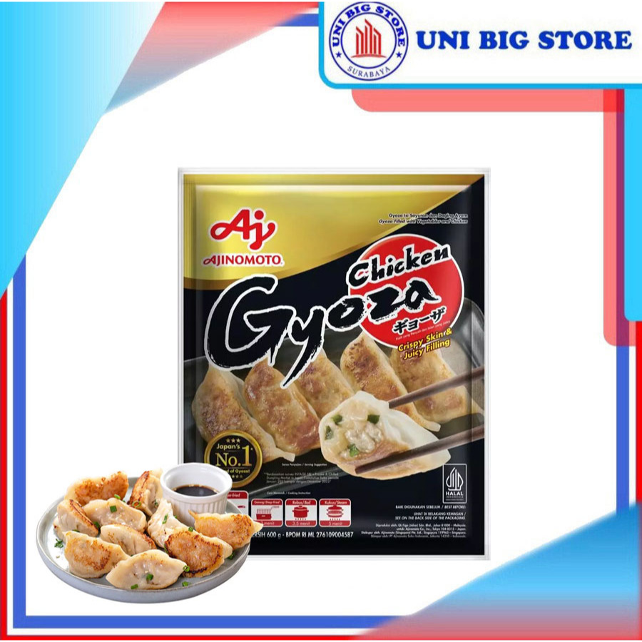 

Ajinomoto Chicken Gyoza 600 gr Isi 30 pcs Dimsum Dumpling Ayam Sayur