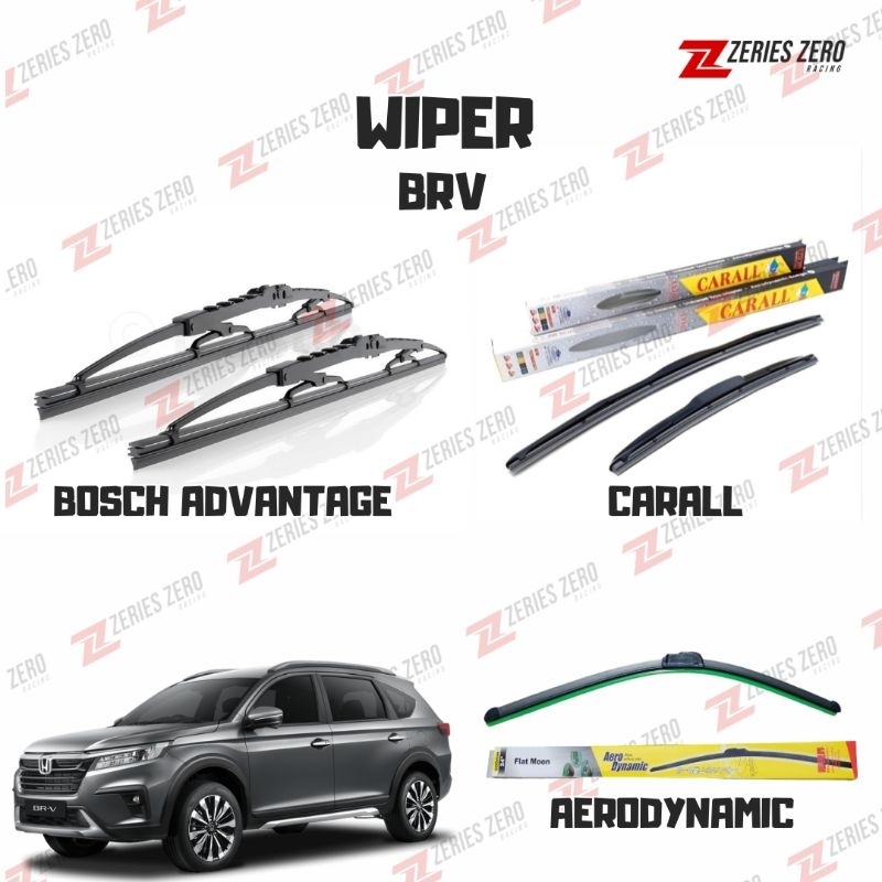 Wiper Mobil Brv Frameless Aerodynamic Hybrid Carall Bosch Advantage