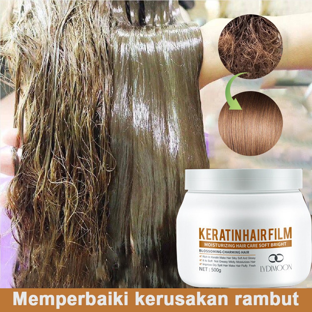 selfdreamies3 - Masker Rambut Keratin keratin rambut rusak dan kering 500g Untuk Rambut Rusak Deep