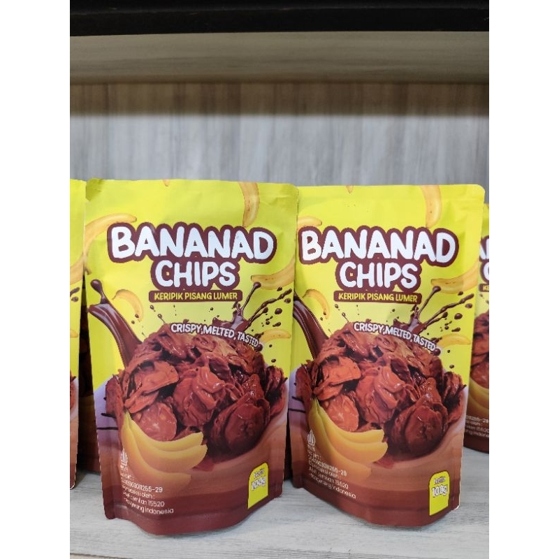 

BANANAD CHIPS KERIPIK PISANG LUMER 100GR