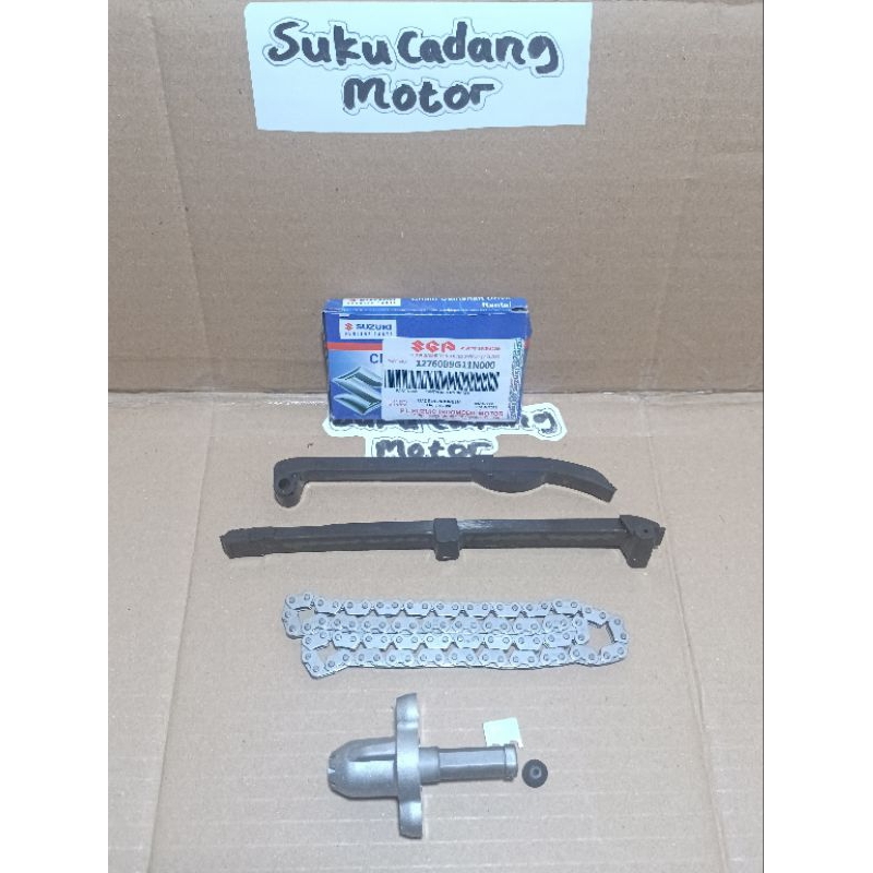 3 Barang Rantai Keteng+Tonjokan Keteng+Karet Lidah Suzuki Smash 110 new Smash 110 Old Shogun 125 SP 