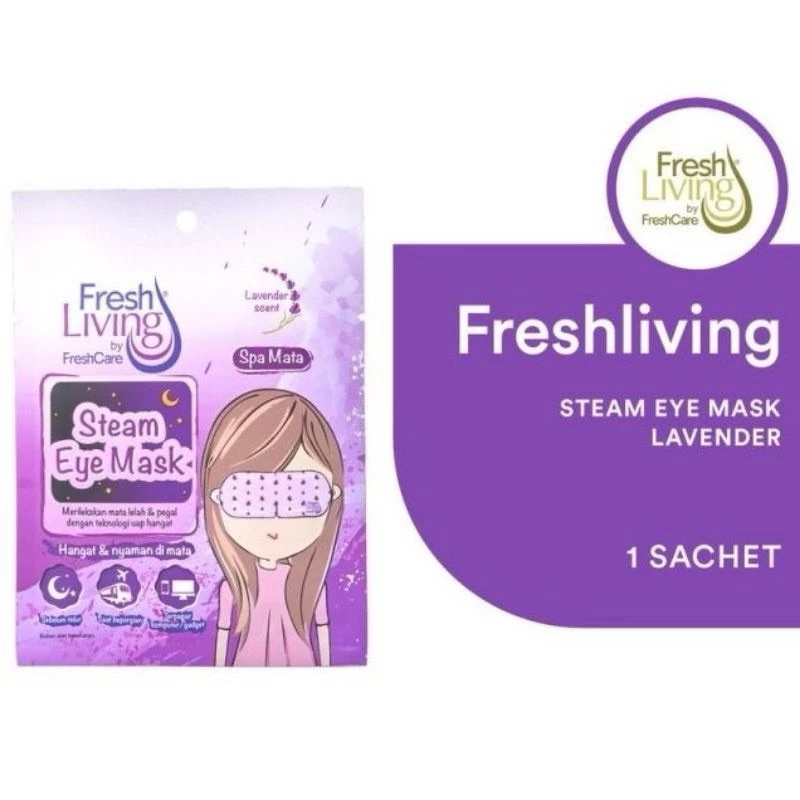 Masker Mata/ Eye Mask Fresh Living  By Freshcare 1 Sachet, Untuk Relaksasi Mata Lelah