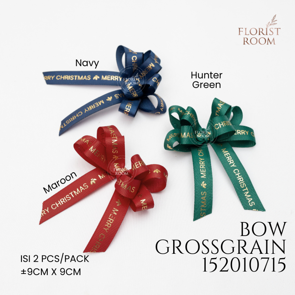 

Christmas Bow Grossgrain 2024 - Pita Jadi - Natal