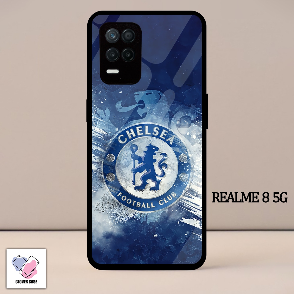 [BL21]  Case Glossy Case | REALME 8 5G | CASE KEKINIAN LUCU |  Casing Hp Kilau Motif CHELSEA