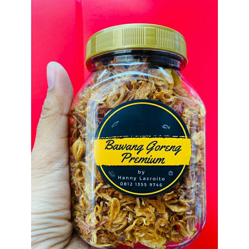 

Bawang Goreng Premium Asli brebes/murni tanpa msg/tanpa tepung/Kriuk/Gurih dan Renyah