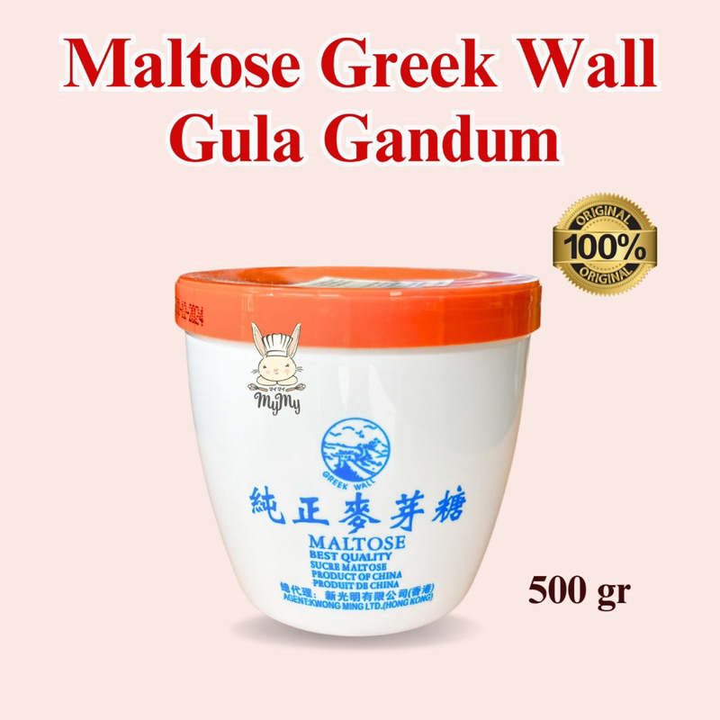 

Maltose Greek Wall 500 gr | Gula Gandum