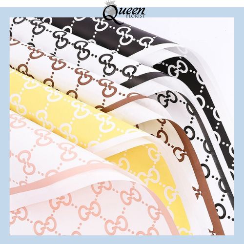 

Kertas Buket Branded Merek Bunga Cellophane Buket Kertas Bunga Paper Flower Wrapping 6118