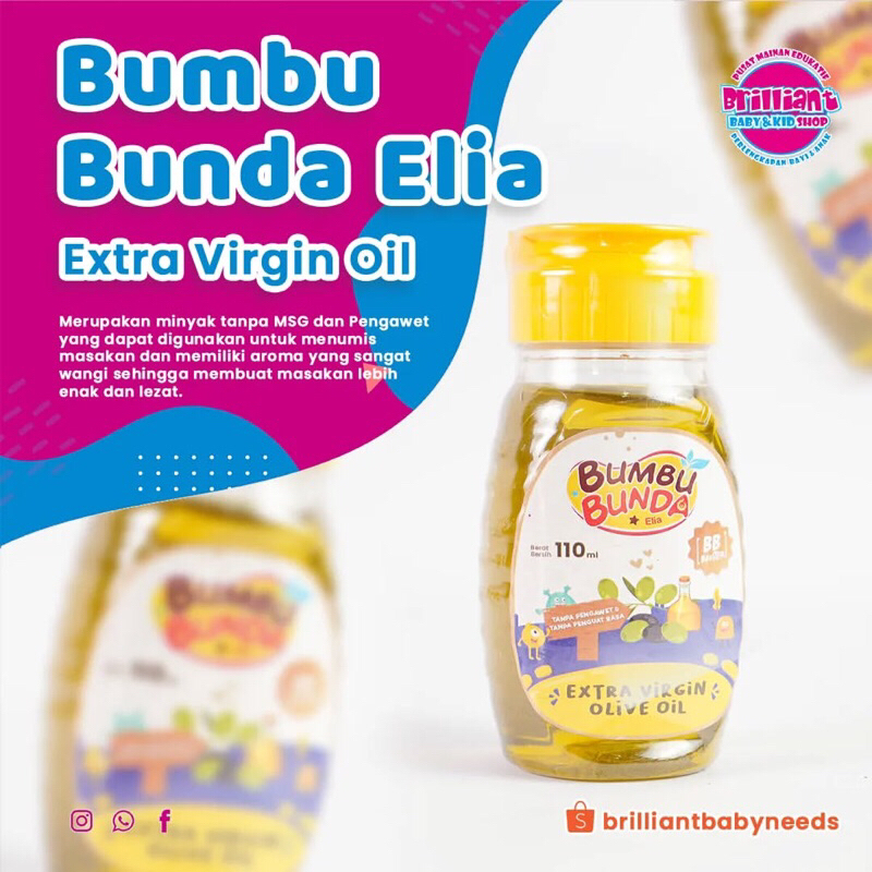 

Bumbu bunda elia extra virgin olive oil minyak zaitun mpasi