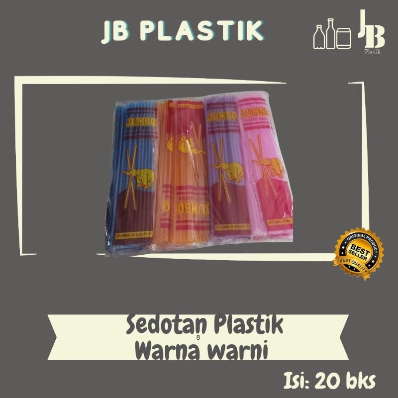 Sedotan Plastik Warna Warni /Sedotan Plastik Murah/Sedotan Jus Es Teh