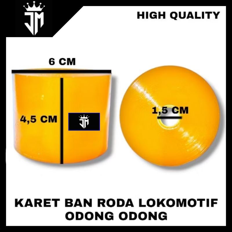 KARET BAN RODA LOKOMOTIF ODONG ODONG KARET RODA ODONG ODONG BAHAN KARET PU DIAMETER 6CM