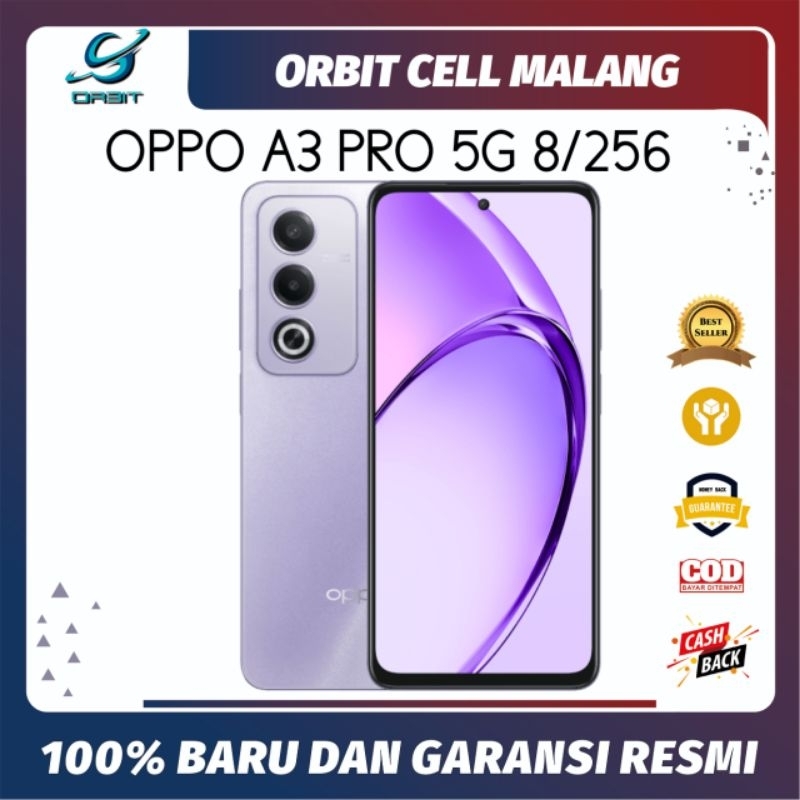 Oppo A3 Pro 5G Ram 8/256 Garansi Resmi