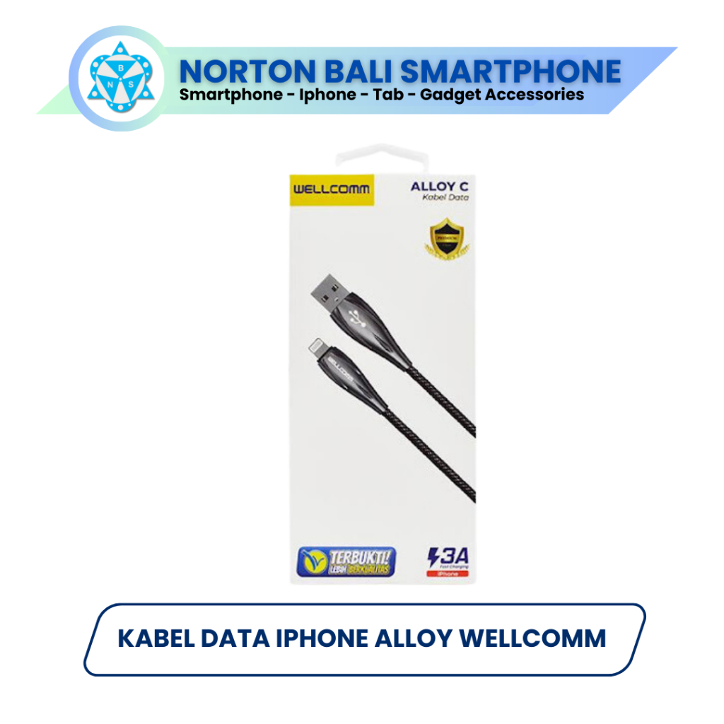 Kabel Data Iphone Alloy Wellcomm