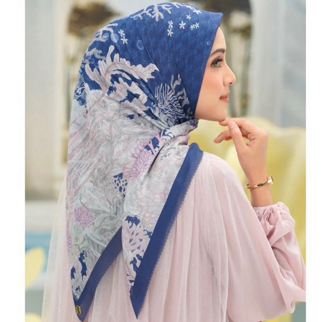 Hijab Buttonscarves Jilbab Segiempat Buttonscarves
