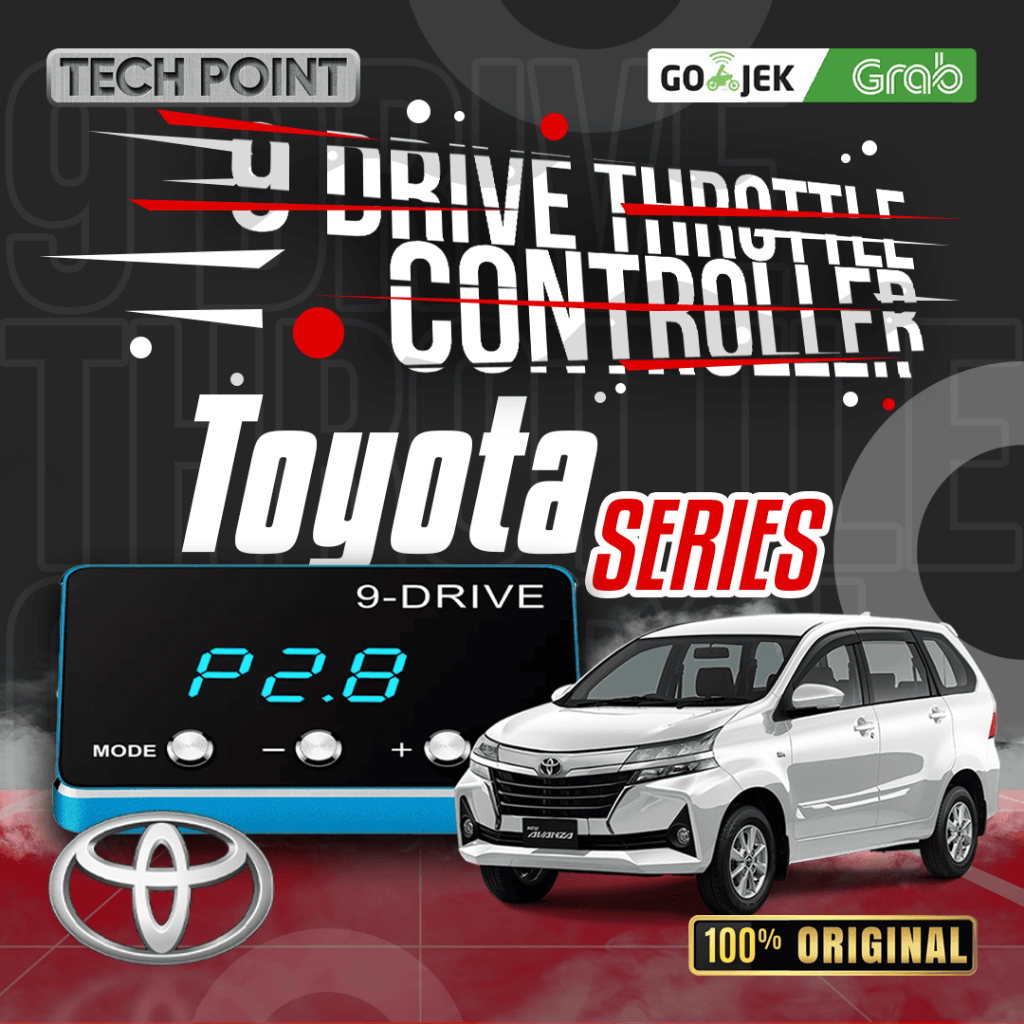9 Drive Toyota Grand New Avanza Piggyback Race Chip Throttle Controller Remap