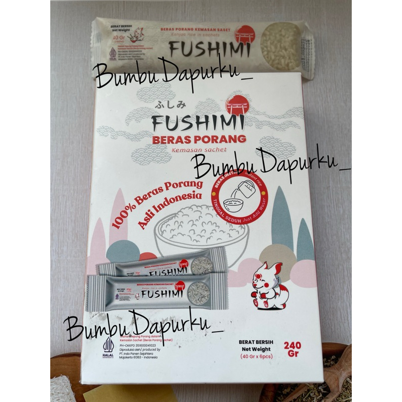 

Fushimi Beras Porang Premium / Konjac Rice Sachet 40gr