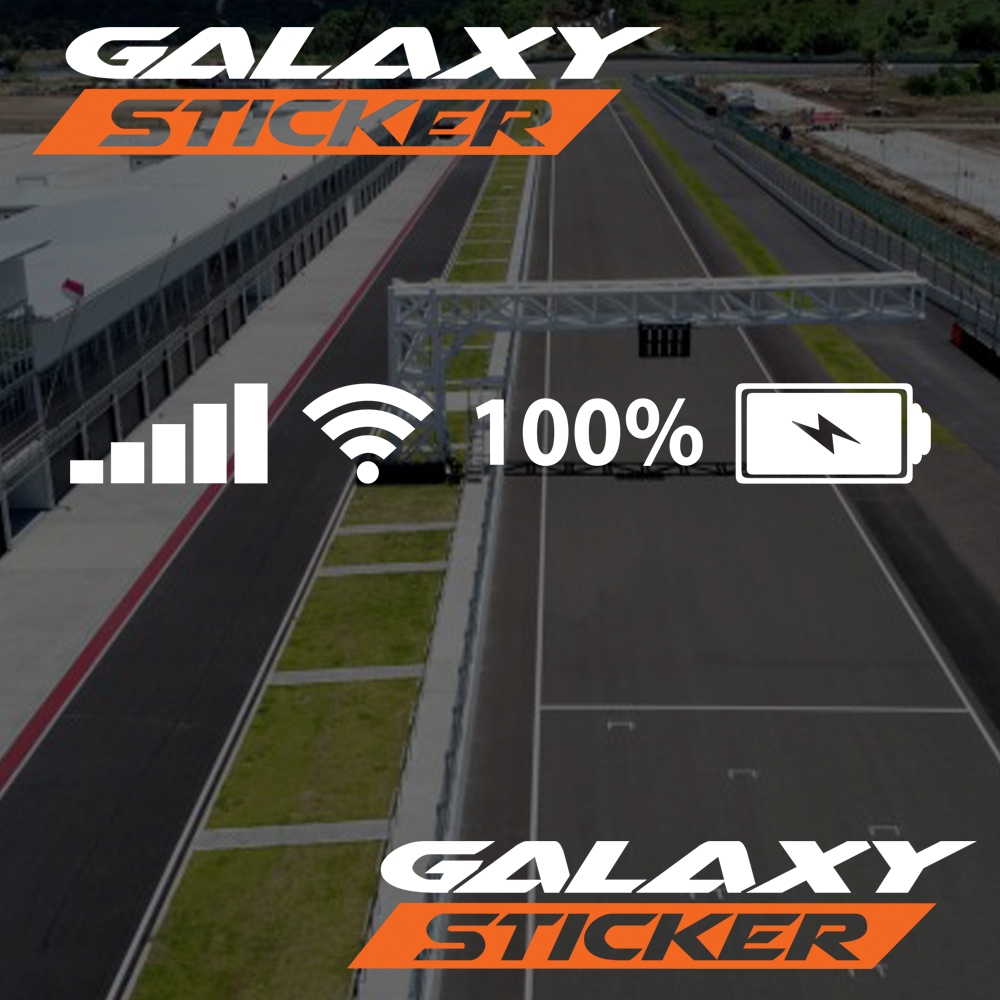 cutting sticker viral tampilan baterai wifi sinyal .stiker variasi motor mobil sinyal hp wifi batera