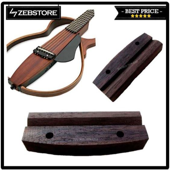 Bridge Model Gitar Yamaha Silent Ebony 6 Strings