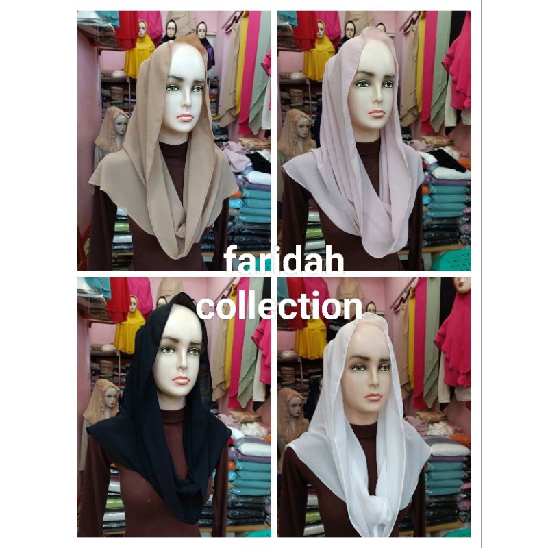 Rahayu series/hijab instan ceruty polos