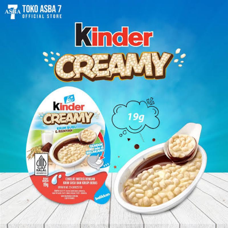 

PROMO KINDERJOY CREAMY 19GR PAKET ISI 5