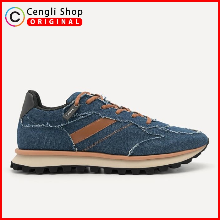 PM132 SEPATU SNEAKER PEDRO PRIA ORIGINAL CASUAL KETS BRANDED BIRU NAVY BLUE