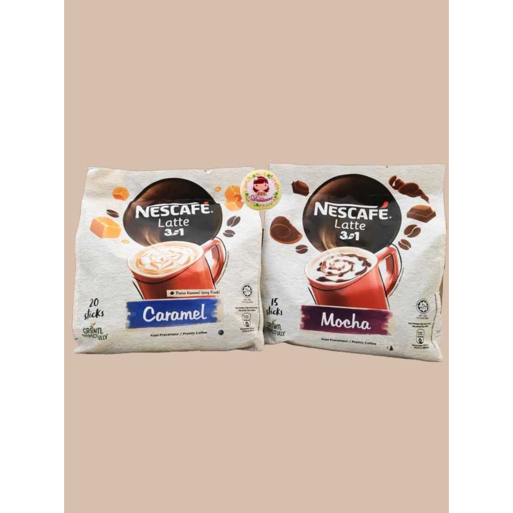 

.Kopi Import | Nescafe Latte 3in1 caramel mocha kopi malaysia ( scp )