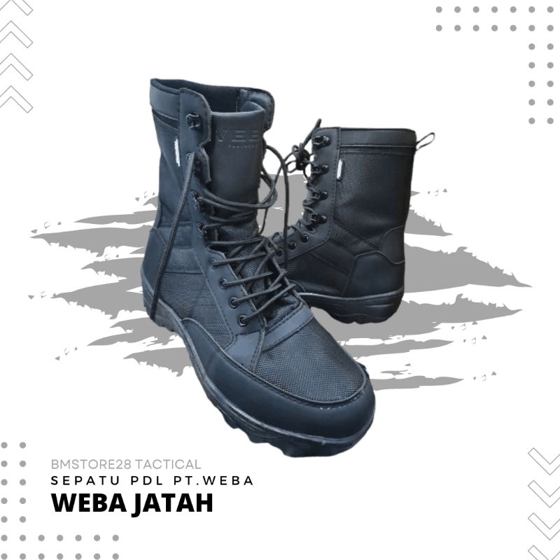 Sepatu PDL Original PT.Weba PDL jatah TNI AD Sepatu dinas Boots  Terlaris Berkualitas