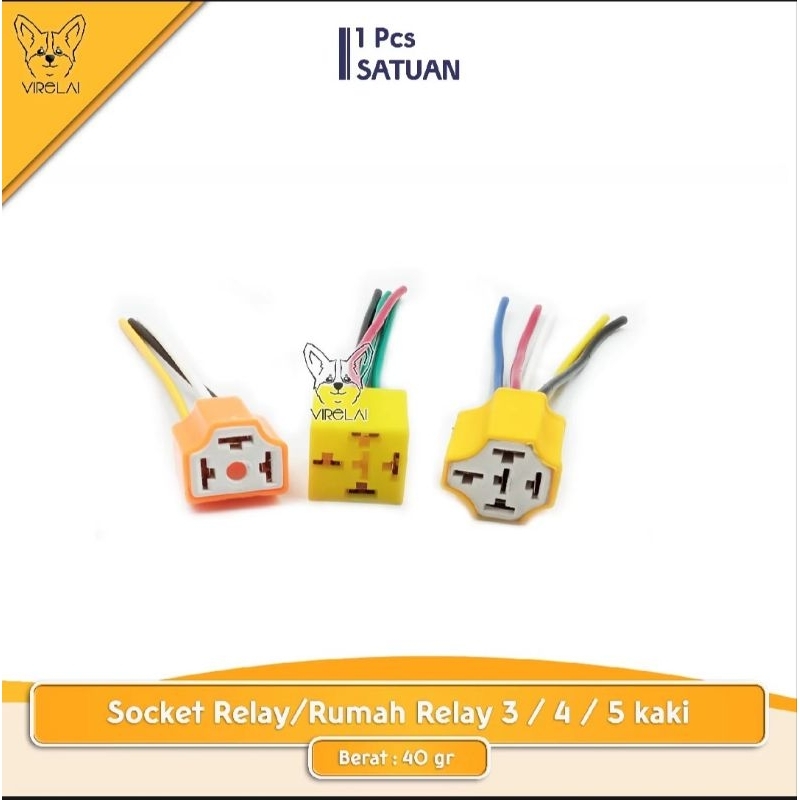 Socket Relay/Rumah Relay3/4/5 Kaki