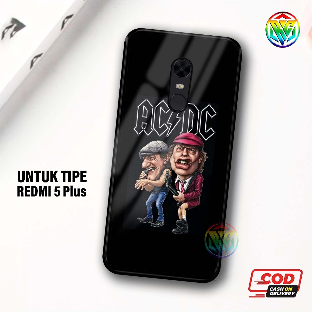 Real Case Xiomi Redmi 5+ Terbaru Case kilau - New Case Glossy casing Hp Xiomi Redmi 5+ [Motif ADC] -