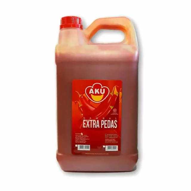 

Saus Sambal Extra Pedas AKU jerigen 5.7kg