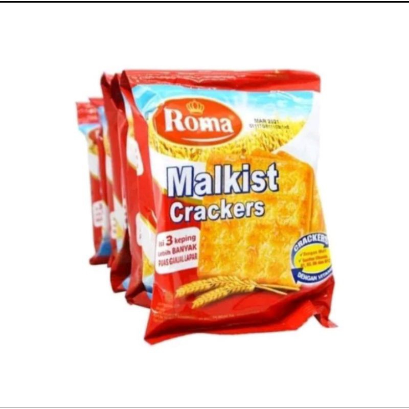 

ROMA MALKIST CRACKERS RENCENG 21gram x 10 pcs