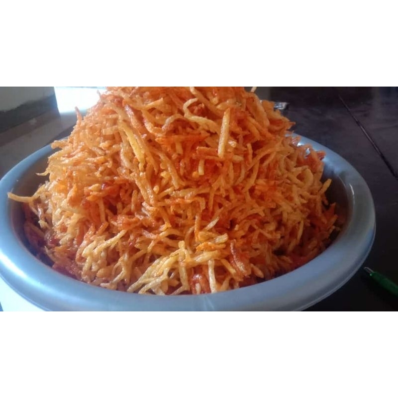 

Kentang Mustofa kriuk pedas